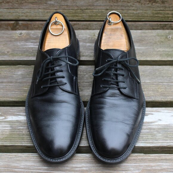 Tod's Black Plain Toe Derby, Made in Italy, EUC Men's 9 UK, 10 US - Picture 3 of 12